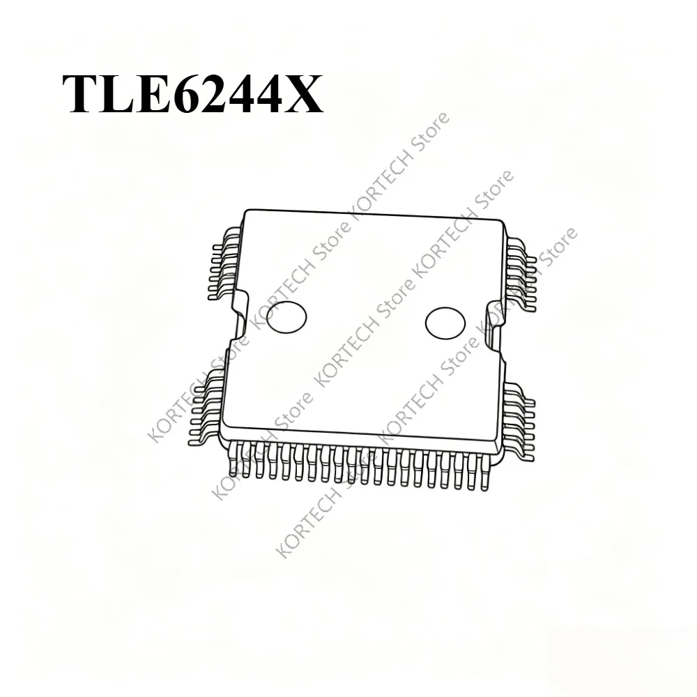 5PCS  Brand new and original  TLE6244X C2 TLE6244 Car IC For Mercedes Benz 272 273 ECU Board Fuel injection Driver