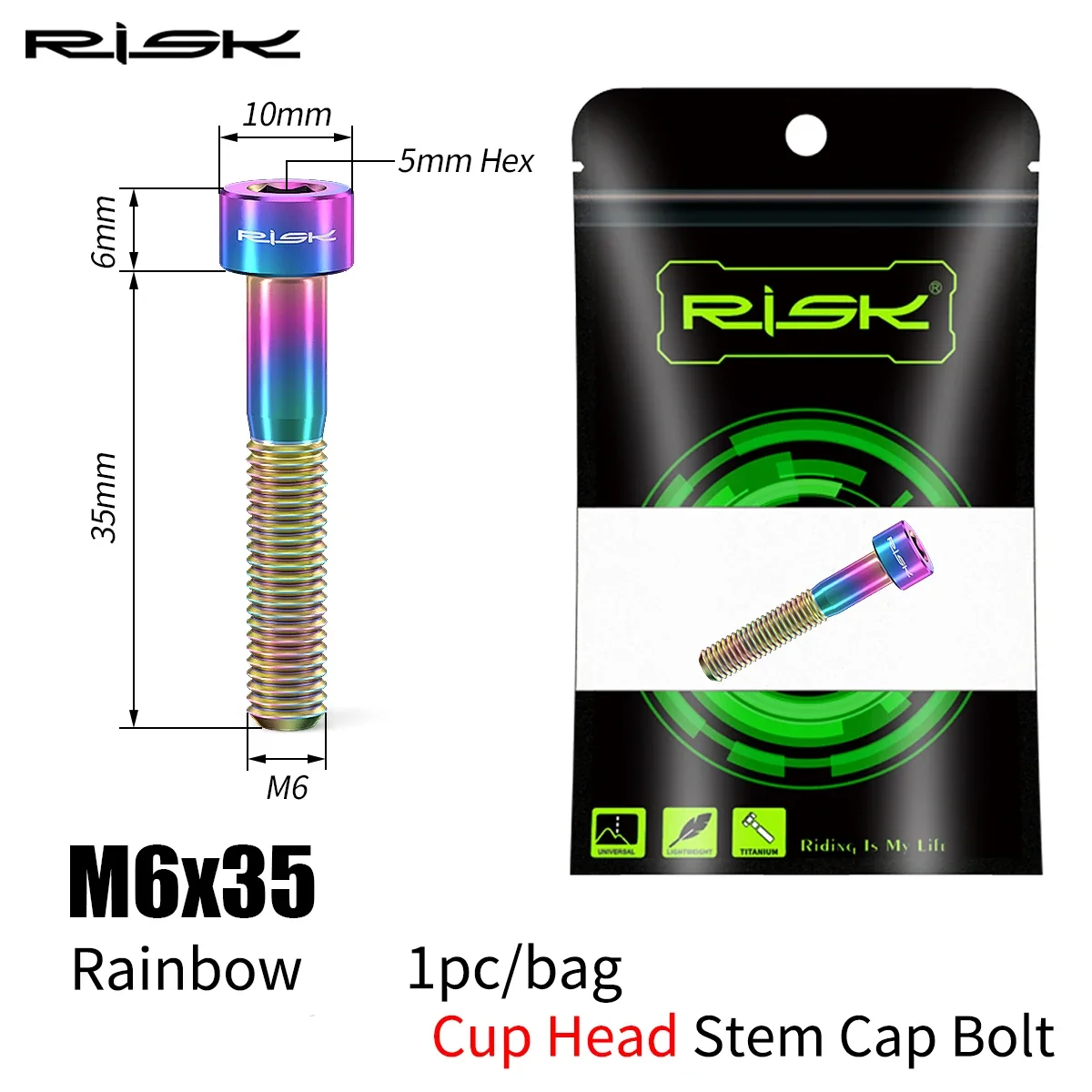 Variant: M6x35 Rainbow