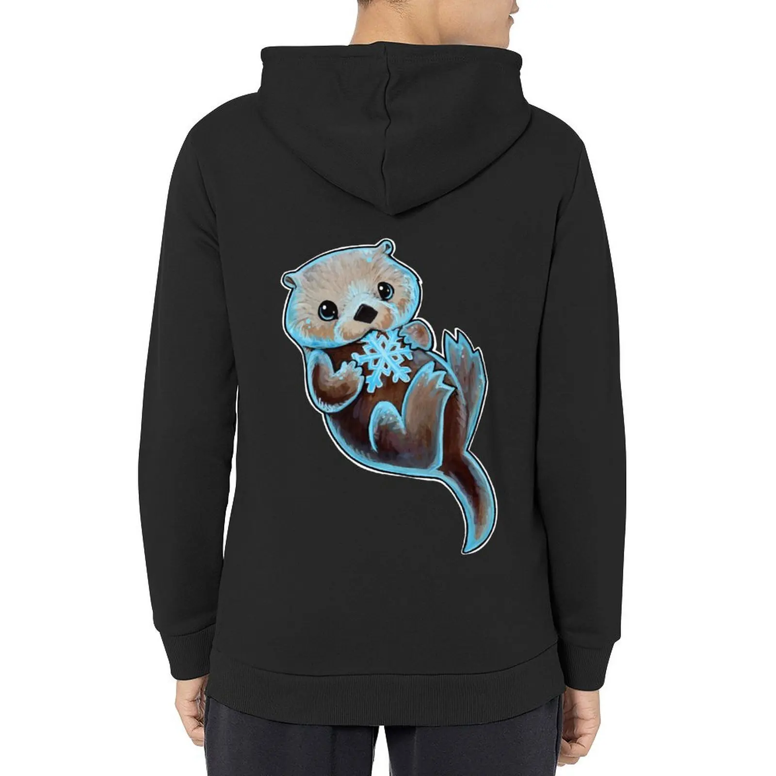 

Snowy otter Hoodie autumn jacket men autumn new products blouse anime clothes hoodie oversize