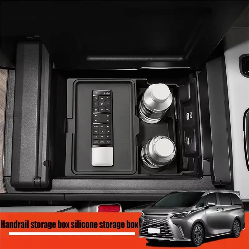 【Top Store!!】 For Lexus Lm350h/Lm500h II 23-25 Armrest Box Silicone Waterproof Car Interior Storage Decoration Products