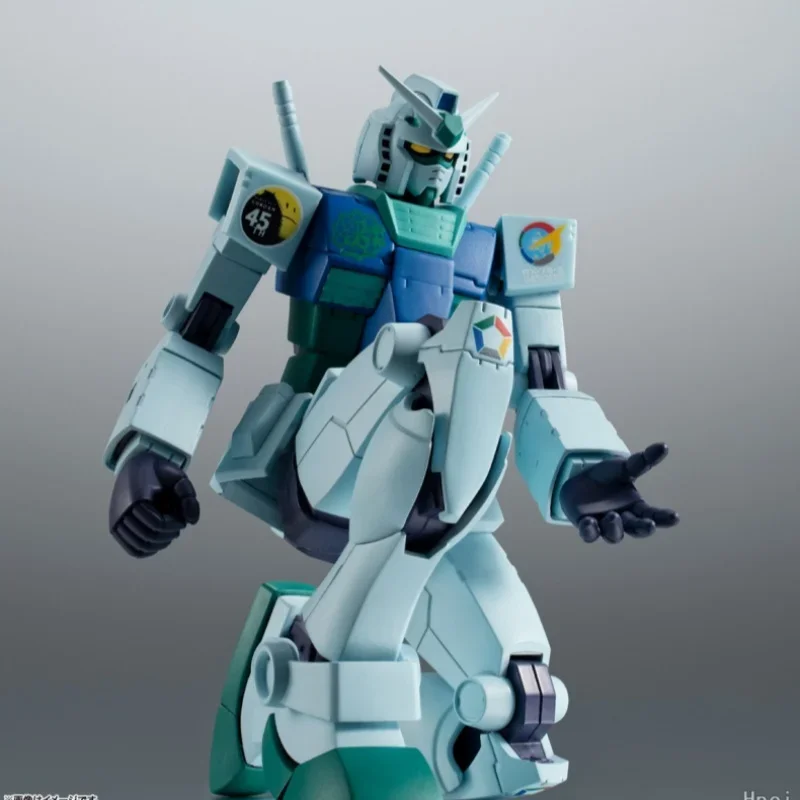 BANDAI en Stock genuino Kidou Senshi Gundam RX-78-2 Gundam HGUC 1/144 Revive, Kit de modelismo de Color tierra Kit de ensamblaje