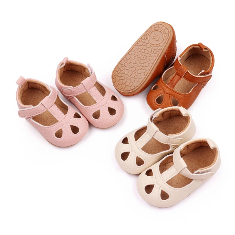 Newborn 0-18M Baby Girls Boys First Walkers For Spring Summer Infant Kids Breathable Anti-slip Shoes