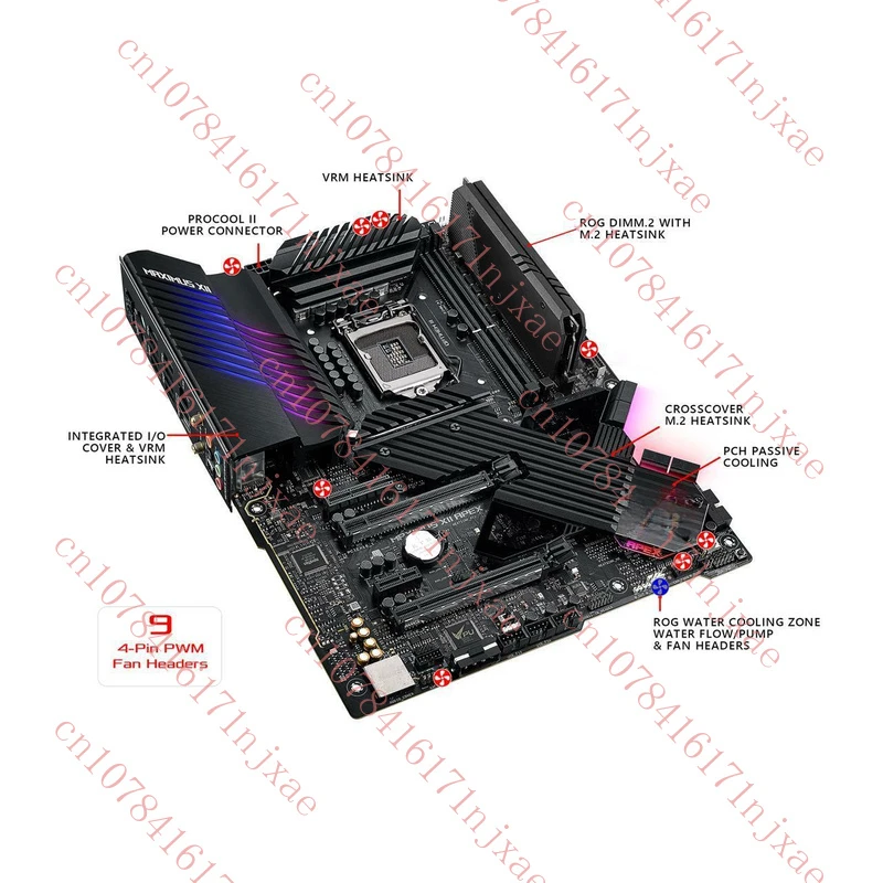 DLA płyty głównej ASUS ROG MAXIMUS XII APEX M12A Z490 10900KA 1200PIN.