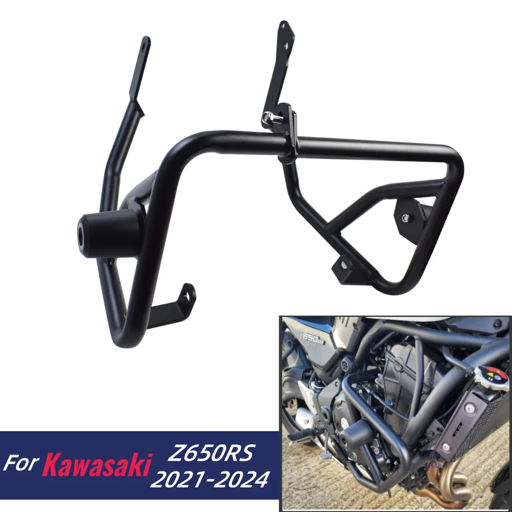 Z650RS Crash Bar Engine Guard Frame Bumper For Kawasaki Z 650RS 2021-2024 Z650 RS Motorcycle Highway Fall Protection Accessories