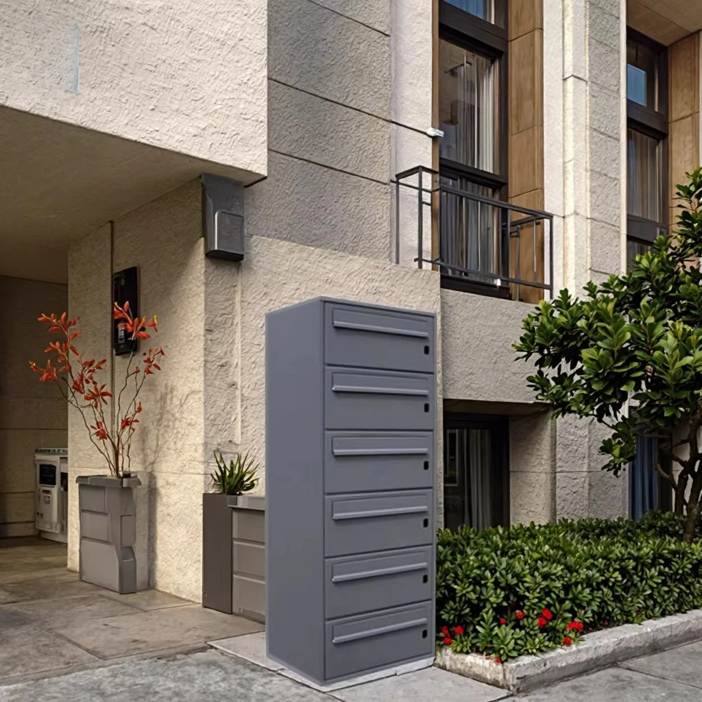 Wholesale Galvanized Steel Waterproof House Apartment Commercial Mailboxes Lockable Metal Key Box Wall Mounted Mailbox