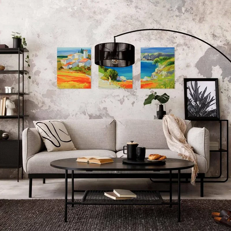 2 Set DIY kanvas kayu padat bingkai Kit, 16X20 inci kanvas bingkai tandu bar kayu untuk lukisan minyak, cetakan dan poster tahan lama