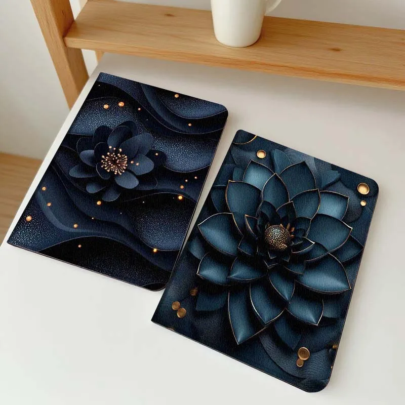 

Popular Blue Lotus Decor For Samsung Galaxy Tab A7 A A8 A9 A11 S6 S11 10.1 10.4 10.5 Inch Lite PLus Soft Tablet Case Gift
