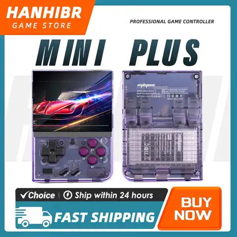 MIYOO Mini Plus Retro Pocket Emulator 3.5" OCA IPS Screen Handheld Console  3000mAh Multi Emulator Video Player for Miyoo35