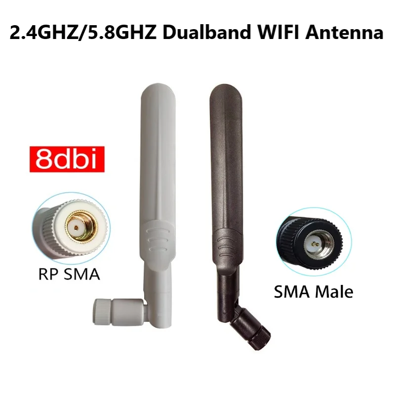 GWS оптовая продажа 1 2P 2,4 ГГц 5,8 ГГц антенна 5dBi RP-SMA штекерный разъем двухдиапазонная антенна Wi-Fi антенна SMA женский беспроводной маршрутизатор IOT