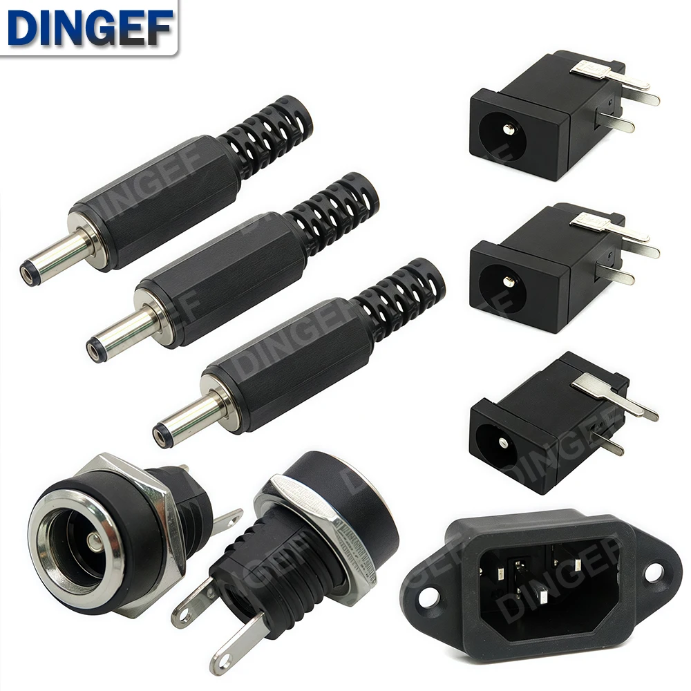 10PCS DC-002 3,5*1,3 MM Stecker DC Stecker/DC Power Jack Weibliche Lade Buchse 3,5x1,3mm Mini DC Buchse Weibliche 3,5x1,1mm Stecker
