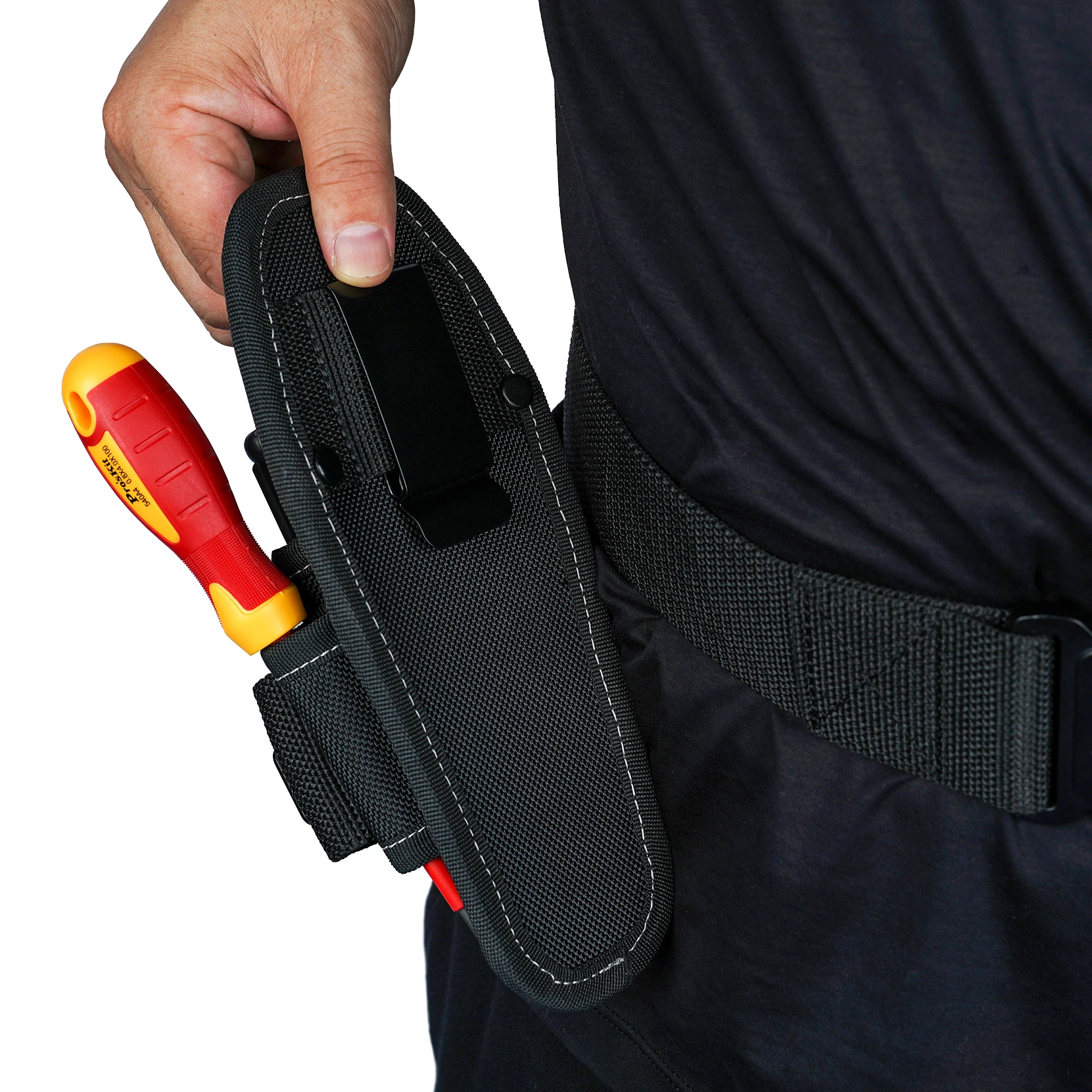 Small Tool Pouch with Belt Clip,Small Tool Holder Pouch, Min Work Organizer Tool Holster and Knife Holder