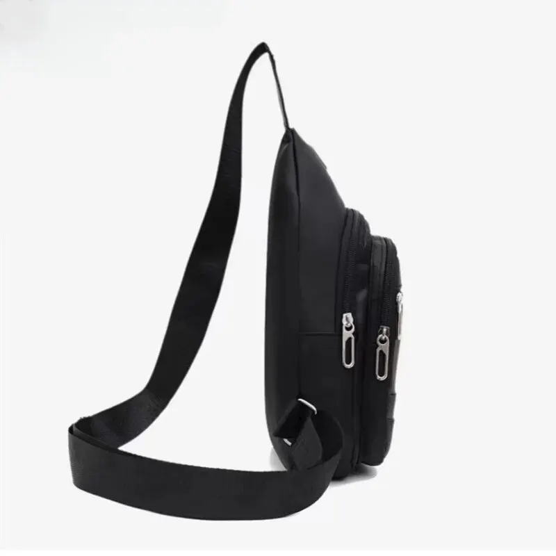 OutDoor Travel Fashion Mens CrossBorder Small Chest Polyester Shoulder Bag Trend Leisure.