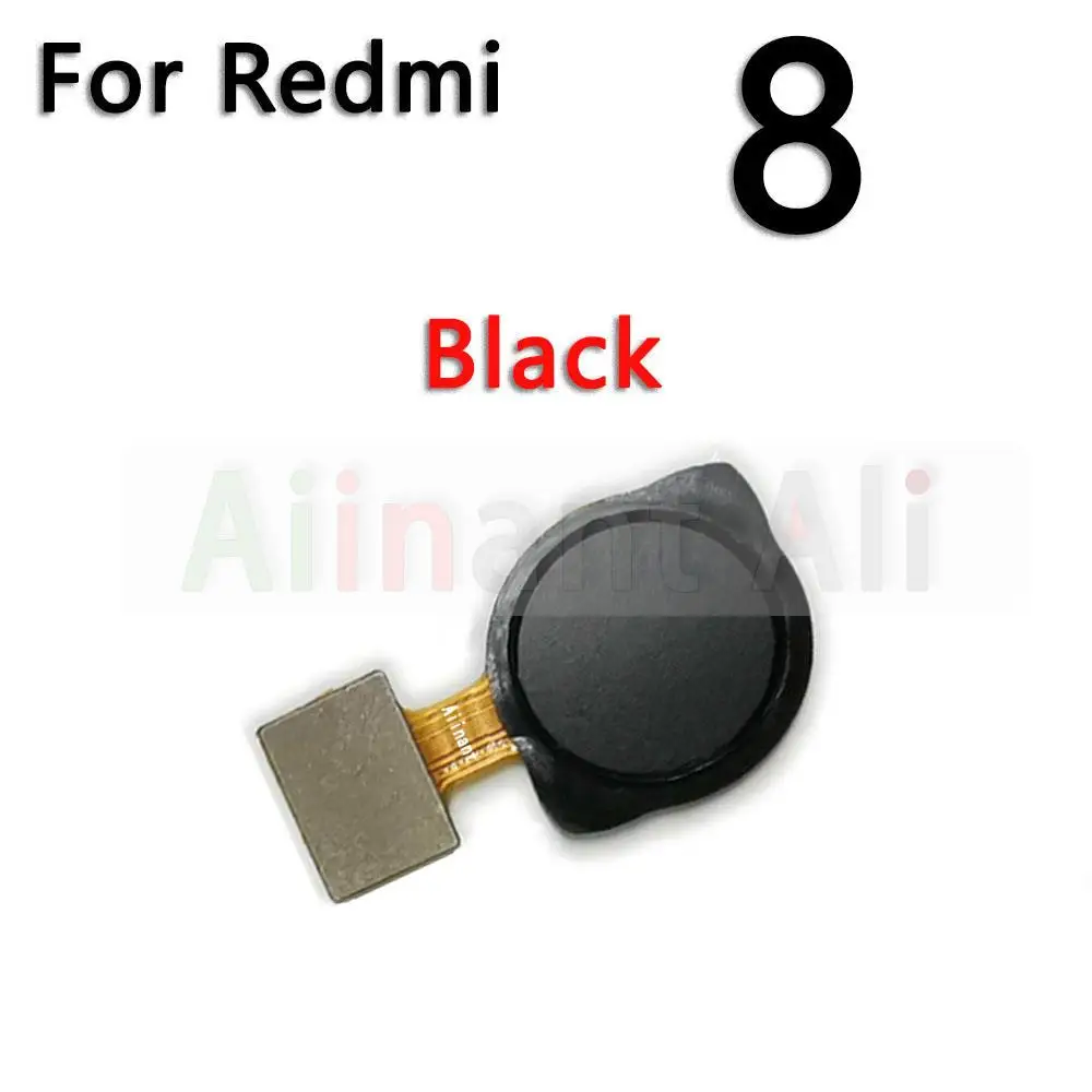 Side / Back Power Button Touch ID Finger Scanner Fingerprint Sensor Flex Cable For Xiaomi Redmi Note 8 8T Pro Plus Prime