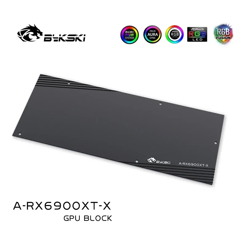 Imagem -06 - Bykski Vga Bloco de Água para Amd Fundador Edição Radeon Rx6900xt Rx6800xt 6800xt Yeston Rx6800xt Placa de Vídeo A-rx6900xt-x