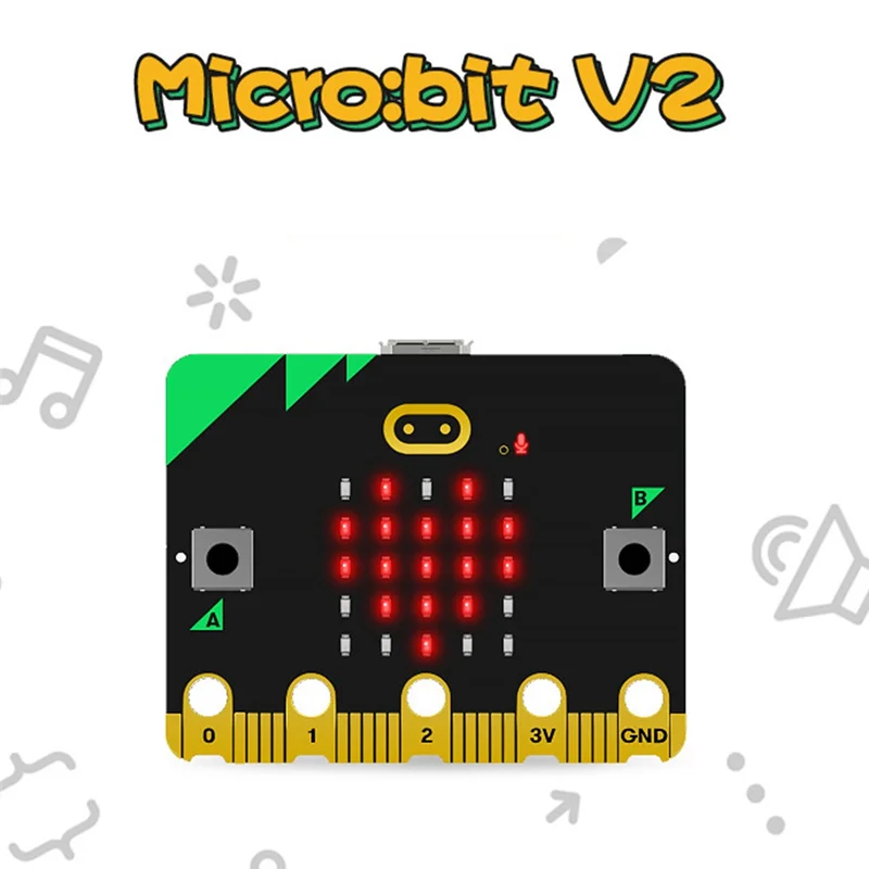 Placa base FULL-Bbc Microbit V2.0 Una introducción a la programación gráfica en Python para escuelas primarias y secundarias