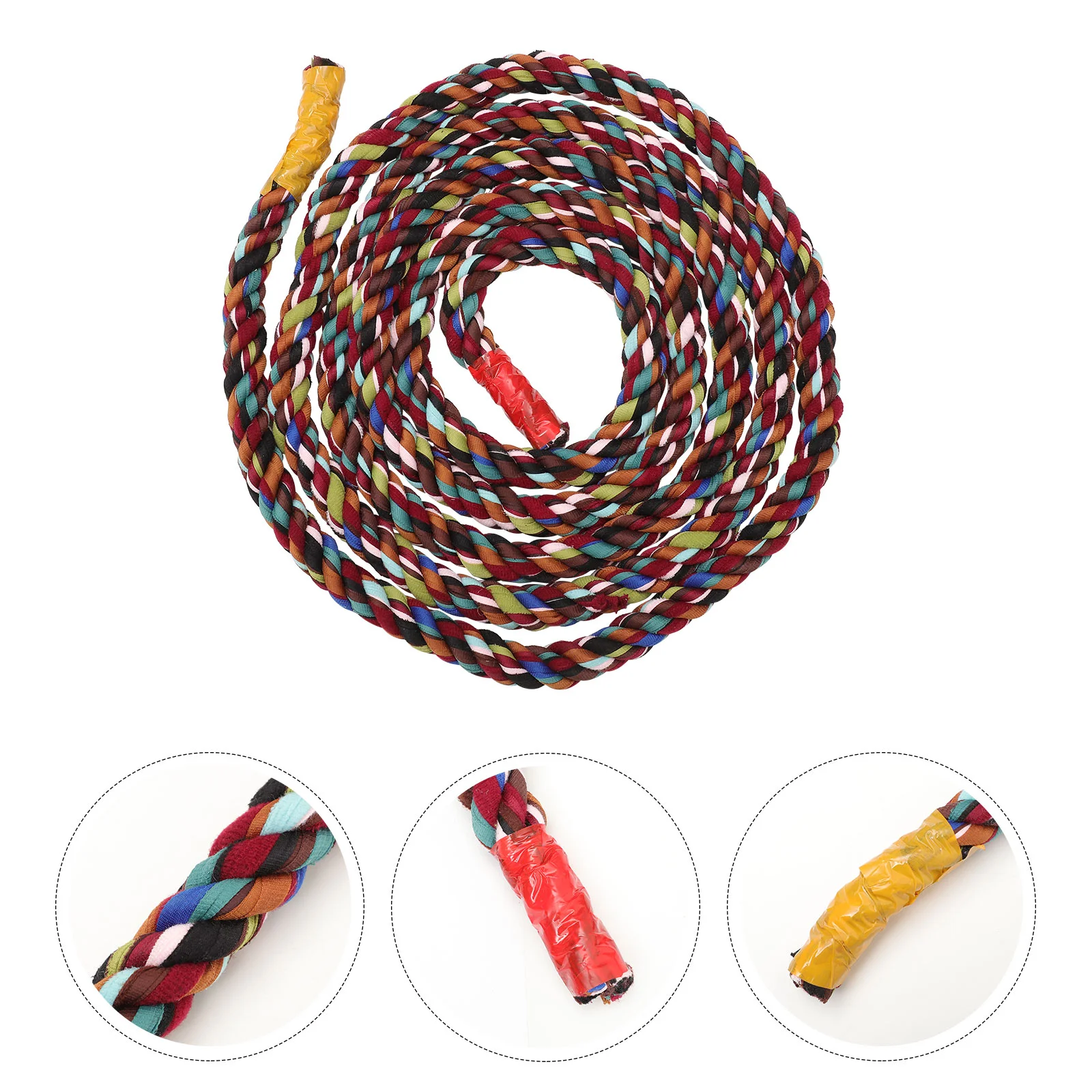 Portable Tug of War Rope Child Toy Colorful Cloth Practical Twisted Competition