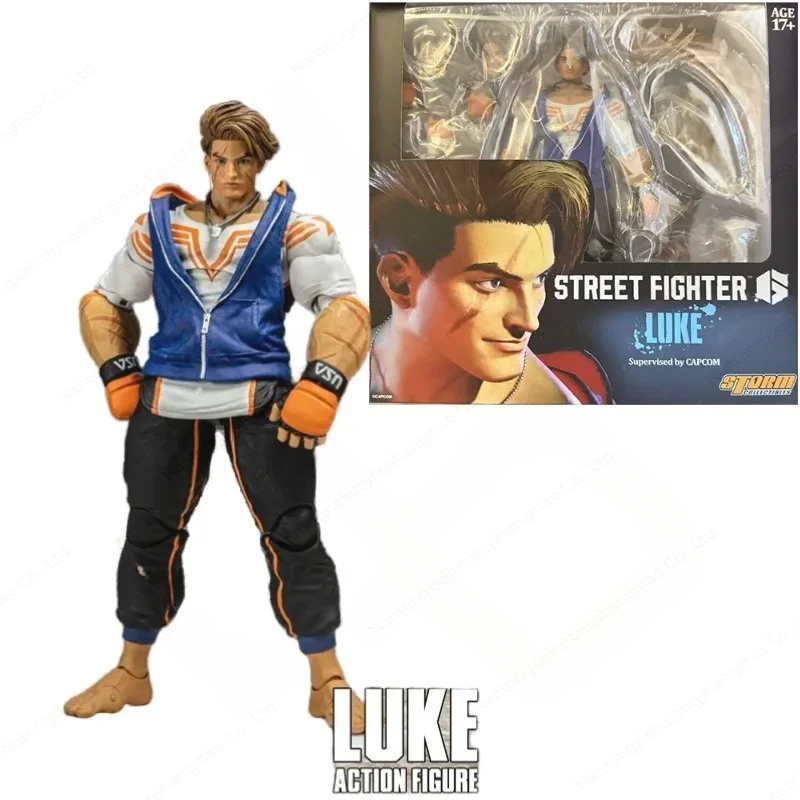 

In Stock Original Storm Toys Street Fighter 6 Luke in Stock Anime Action Figures Collection Model Toys