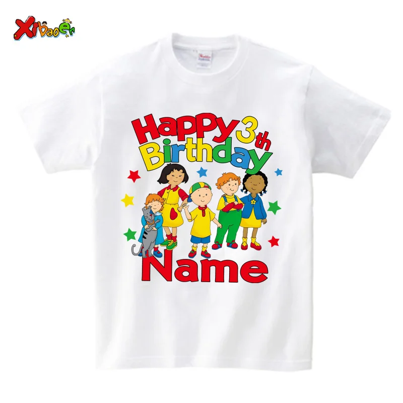 Family Shirts Matching Outfits Personalized Caillou\'s Birthday Party Shirt BROTHER Boys Clothing Children Clothes MOMMY Outfits