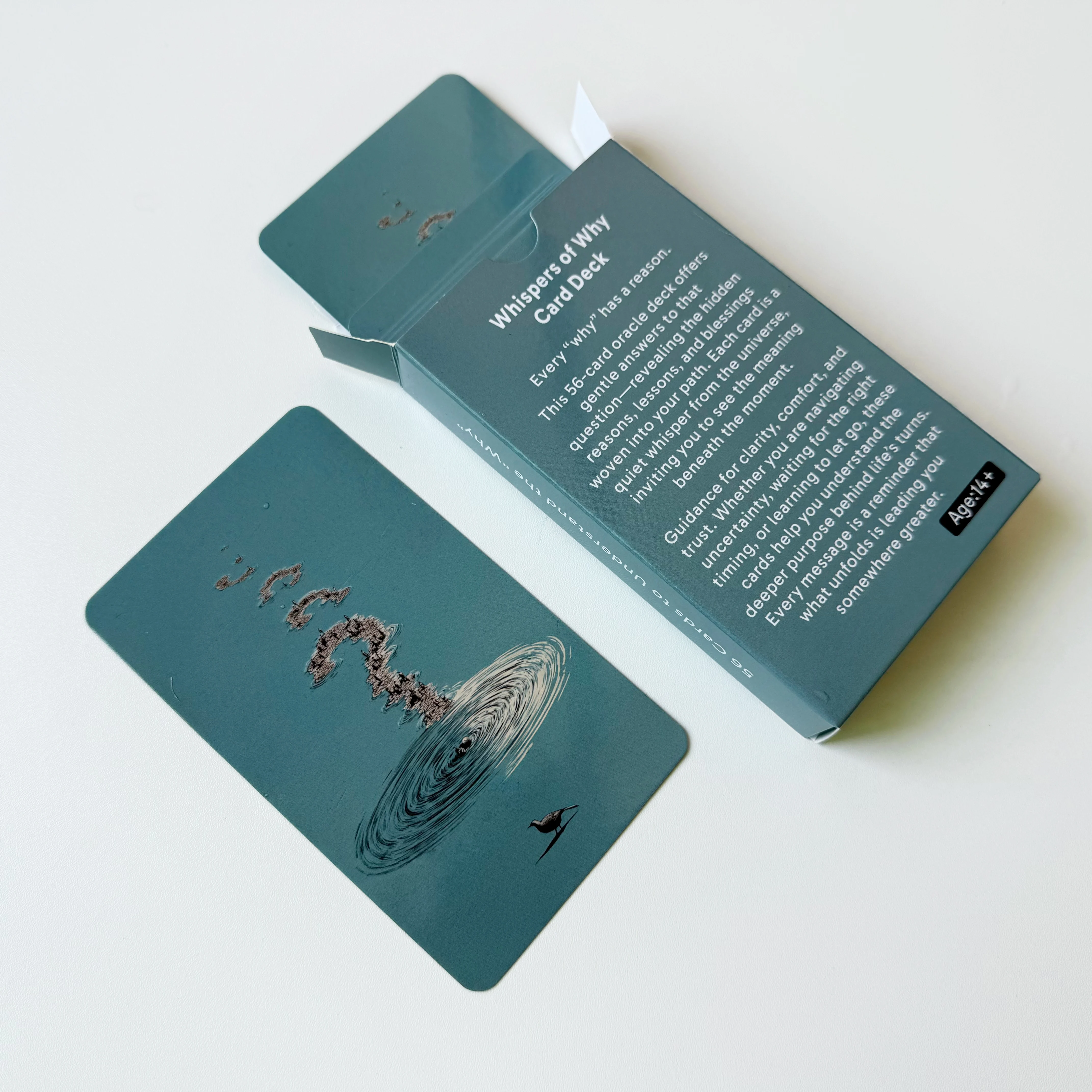 همسات لماذا - 56 بطاقة أوراكل توجيهية للوضوح والنمو الشخصي، 12*7 سم، سطح أوراكل، النسخة الإنجليزية