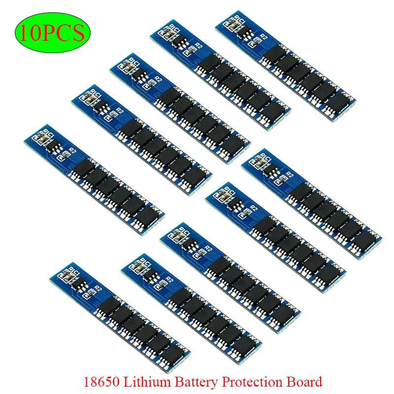 

10Pcs 1S 12A 3.2V 18650 LiFePo4 LiFe Battery Cell Charger BMS Protection PCB Board