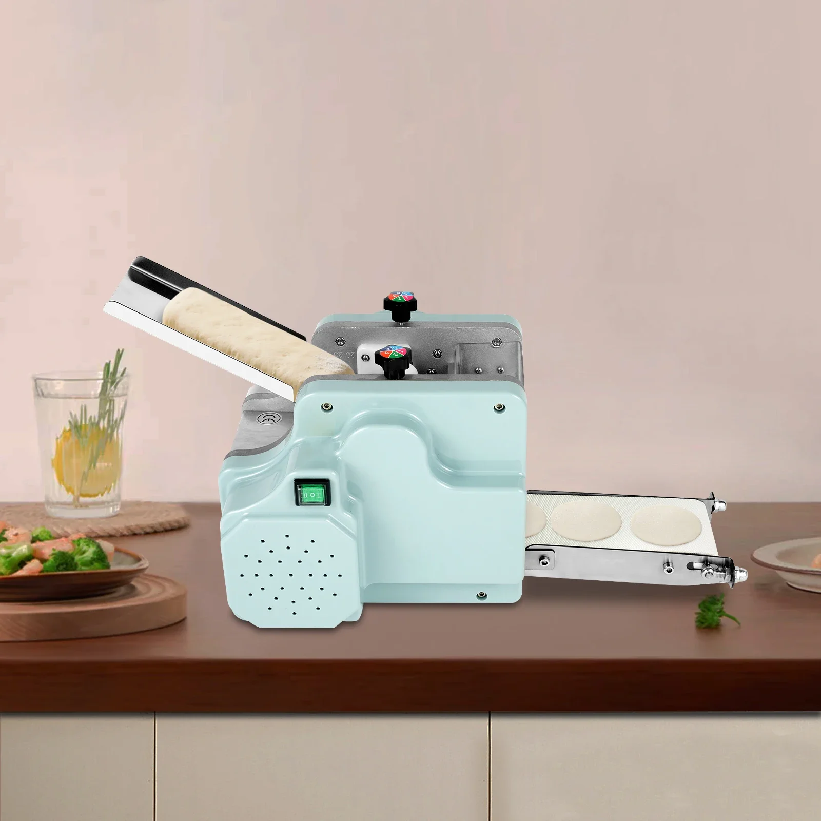Dough Presser Dumpling Skin Maker, Press Chinese Dumplings Skin Tool Wrapper Presser for Making Dumplings Pie Ravioli Empanadas