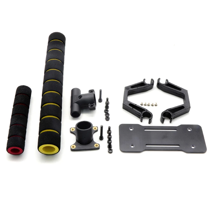 16mm Motor Fixing Base 10mm T Joint Landing Gear Adapter Dia 10/15/20mm Sponge Damping Tube for S500/S550/X4/X6/X500/X550 Frame