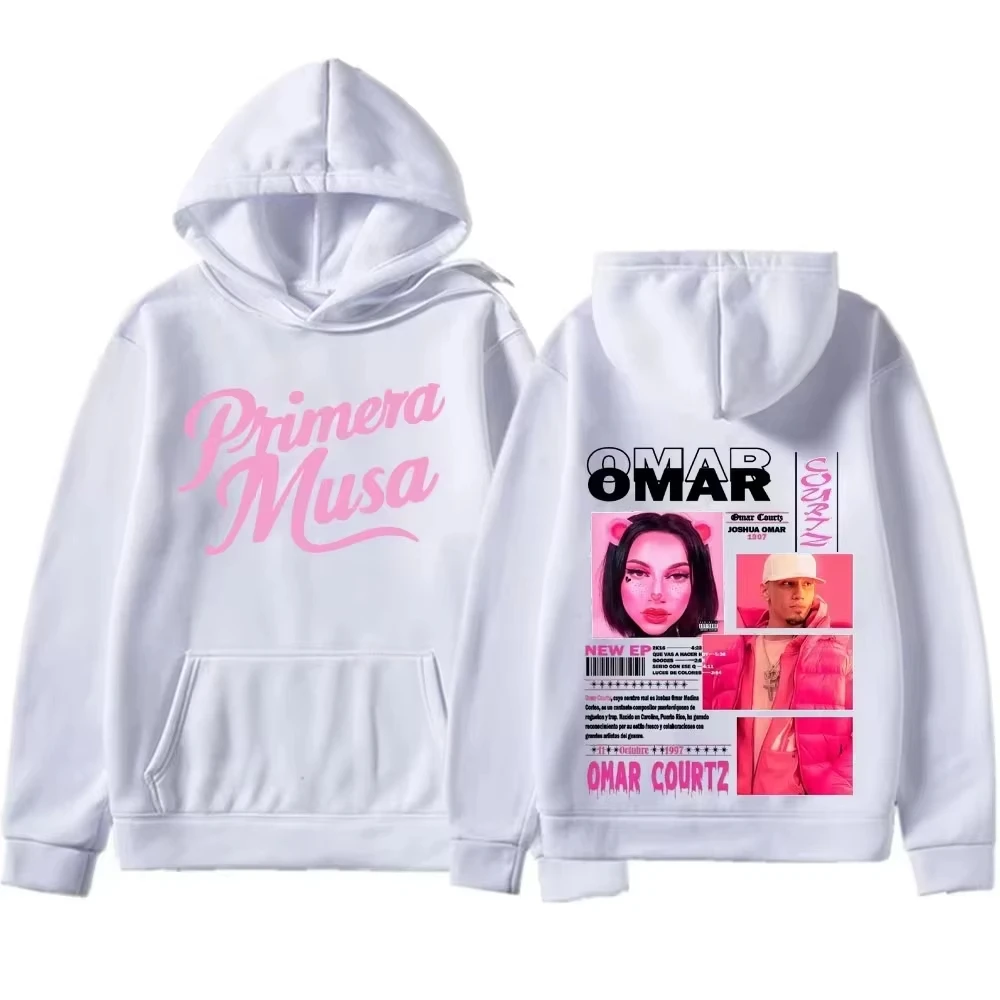 2025 مغني الراب عمر كورتز بريميرا موسى ألبوم الموسيقى Harajuku البلوفرات رجل إمرأة الهيب هوب عالية الجودة هوديي للجنسين عادية