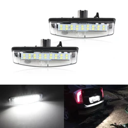 2Pcs/Set CANbus Error Free LED Number License Plate Lights For Toyota Camry/Aurion Avensis Verso Echo Prius