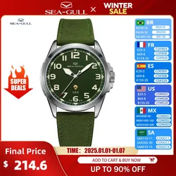 Seagull-Reloj de pulsera deportivo para hombre, accesorio masculino mecánico automático, resistente al agua hasta 2023 m, modelo 811.93.6106, 100