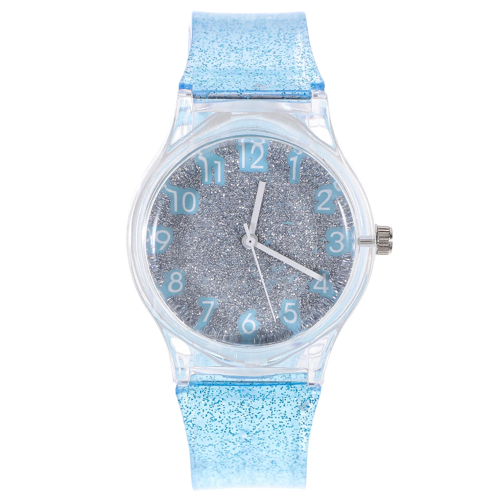 

Watch Blue Colorful Shining Design Creative Quartz Wristwatch for Fashionable Birthday Gift Christmas Present