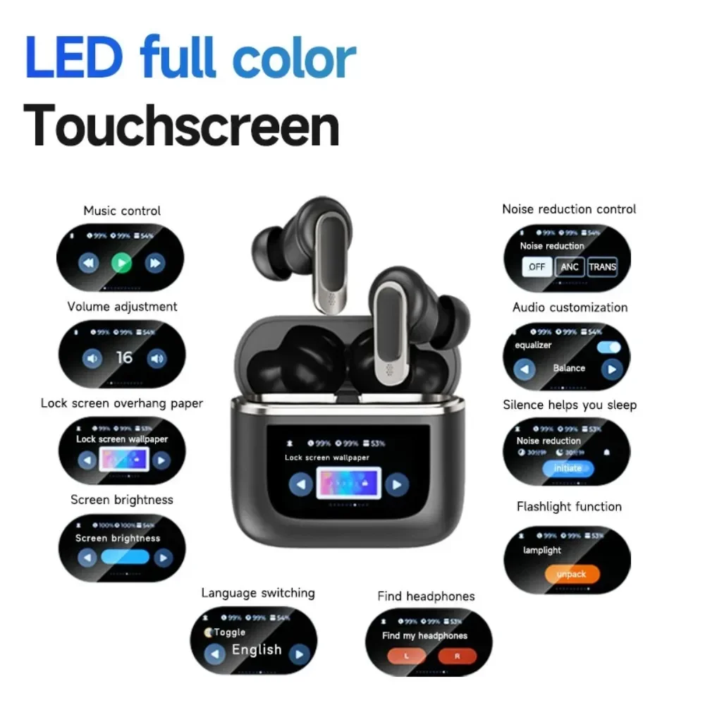 Wireless Earbuds HD Stereo Sound Noise Reduction High Appearance Value for Gaming Music Sports Daily Entertainment Life Use All