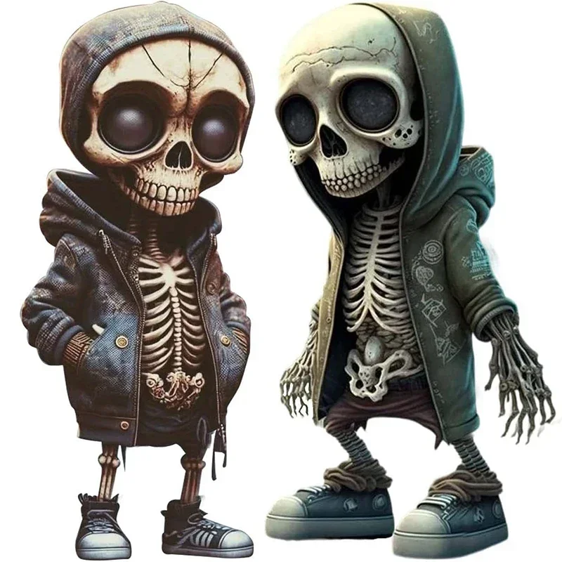 New Skeleton Ornament Bone Figurines Pendant Creative Cool Sculpture Handicraft Desktop Car Ornament Living Room  Decoration