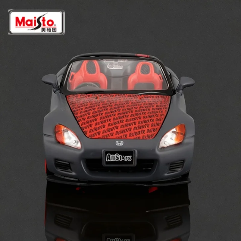 Maisto 1:24 هوندا S2000 سبيكة سيارة رياضية دييكاست ولعبة معدنية العضلات سيارة سباق السيارات نموذج محاكاة جمع ألعاب أطفال هدية #3