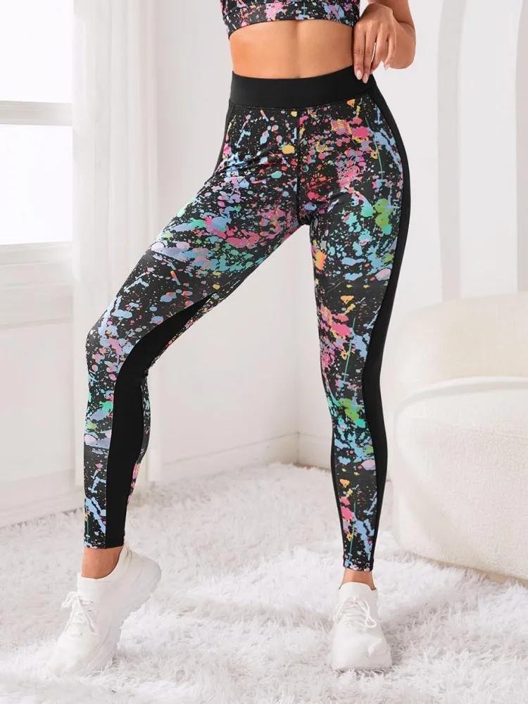 Women Leggings High Waist Fitness Leggings High Elastic Fashion Sports Pants Gym Running Yoga Butt Lift Tights Purchasing Agent