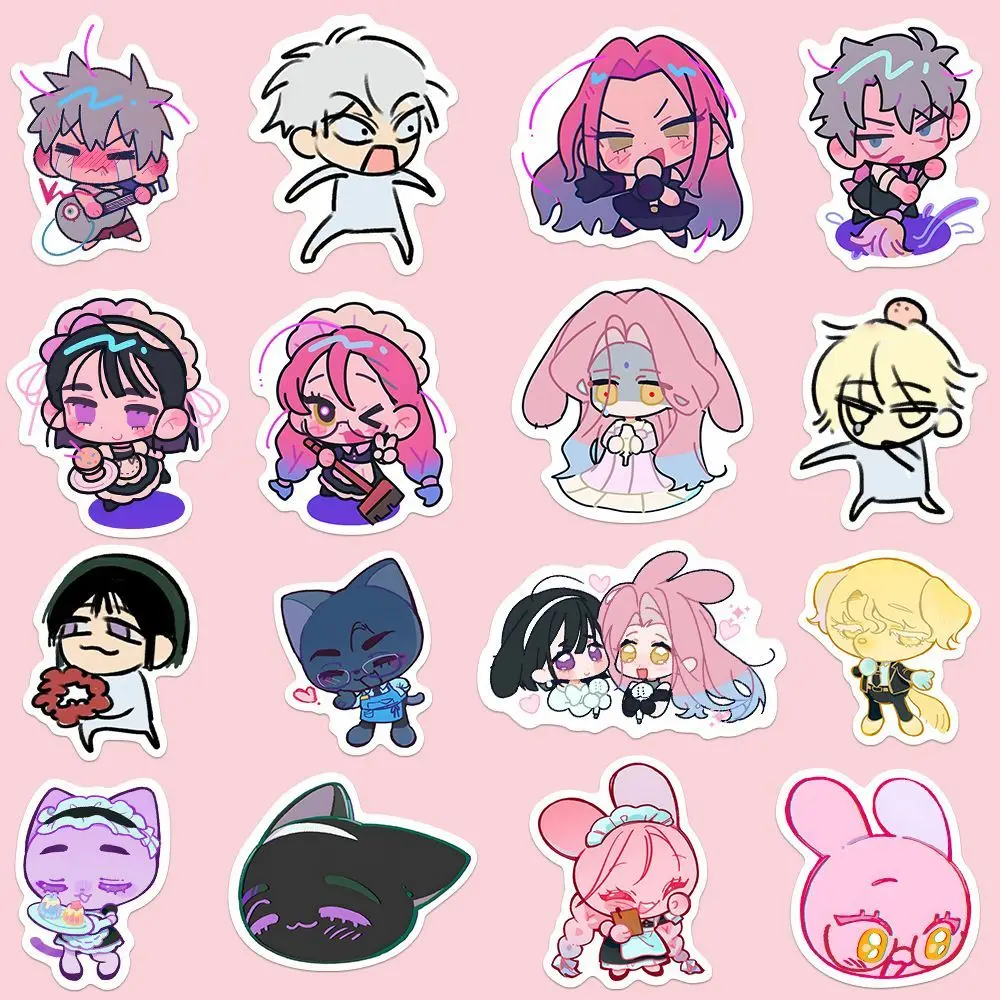 80 Buah Stiker Panggung Alien-Kartun, Chibi, Gaya Sederhana, Stiker Merchandise Lucu, Dekorasi Ideal untuk Ponsel, Botol Air