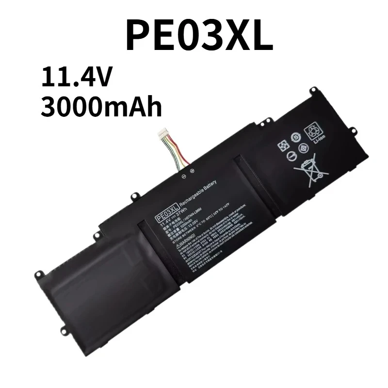 PE03XL 11.4V 3000mAh for HP Chromebook 210 G1 11 G3 G4 HSTNN-LB6M 767068-005 766801-421 TPN-Q151 Laptop Battery