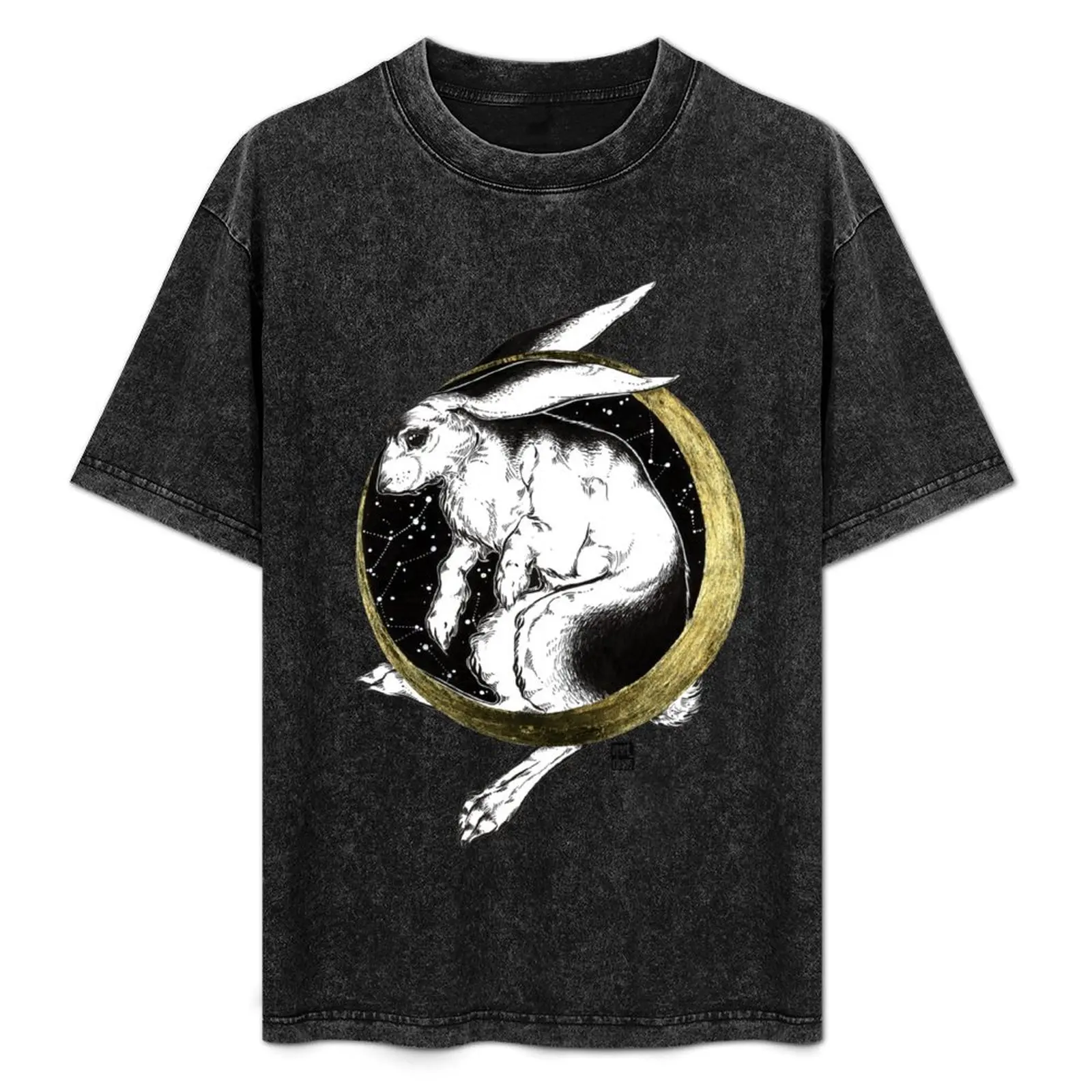 

Astrological rabbit (white) T-Shirt t shirts for man cotton soft man t shirts high quality luxury brand T-Shirt
