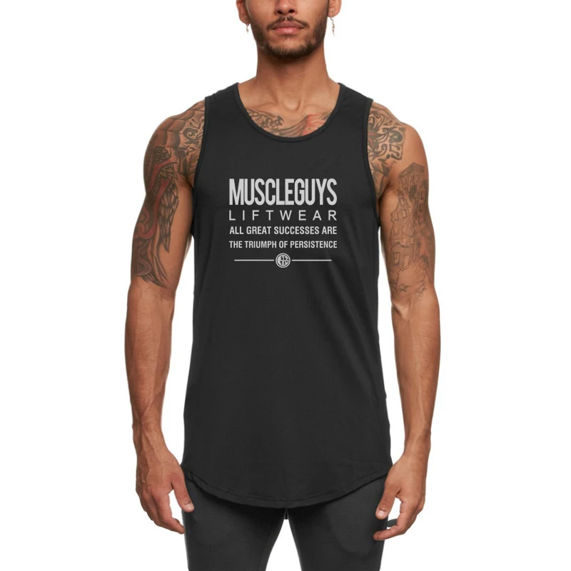 

Summer Men Fashion Mesh Sleeveless Vest Elastic Sports Fitness Close Fitting Running Marathon Singlets Sportswear Tank Top men