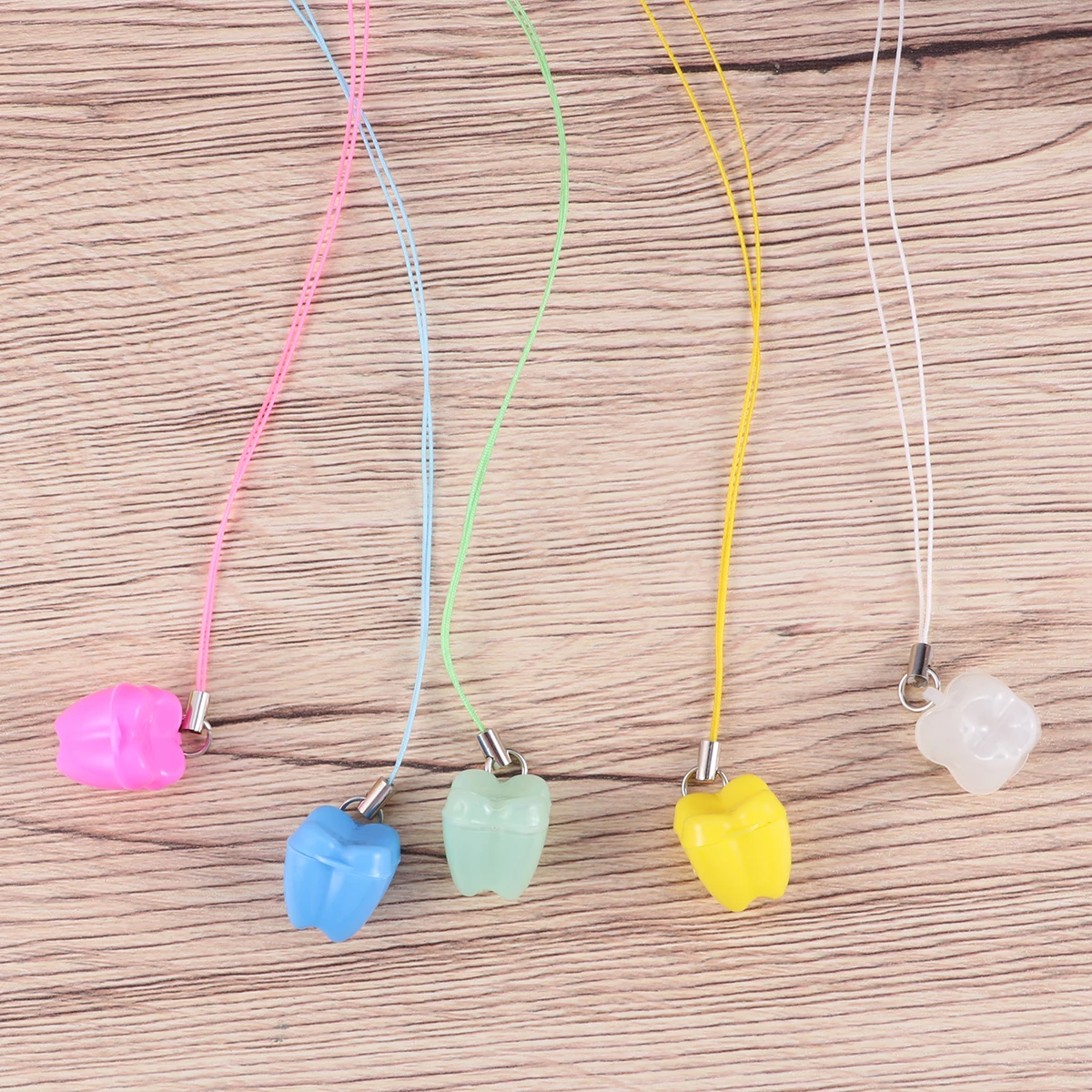 

5 шт., коробка на память для зубов, органайзер для лиственных зубов, ожерелье, чехол для смешанного цвета, подарок на Рождество, Новый год, день рождения