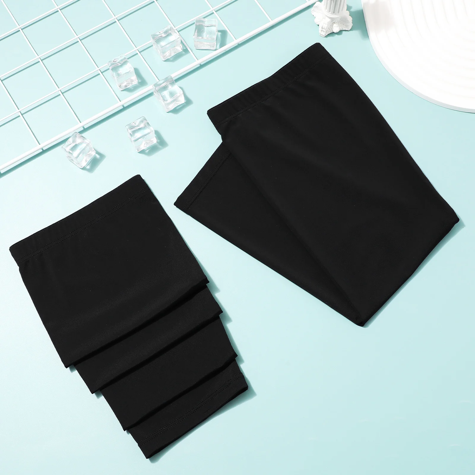 

3 Pairs Ice Silk Arm Sleeves Cooling Sun Protection Forearm Sleeves for Men Cycling Fishing Driving Baseball Arm Sleeve