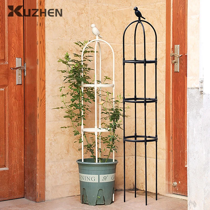 

1Set Climbing Plant Trellis Garden Support Cages For Flowers Plants Support Frame Trellis Climbing DIY Flower Vines Pot Stand