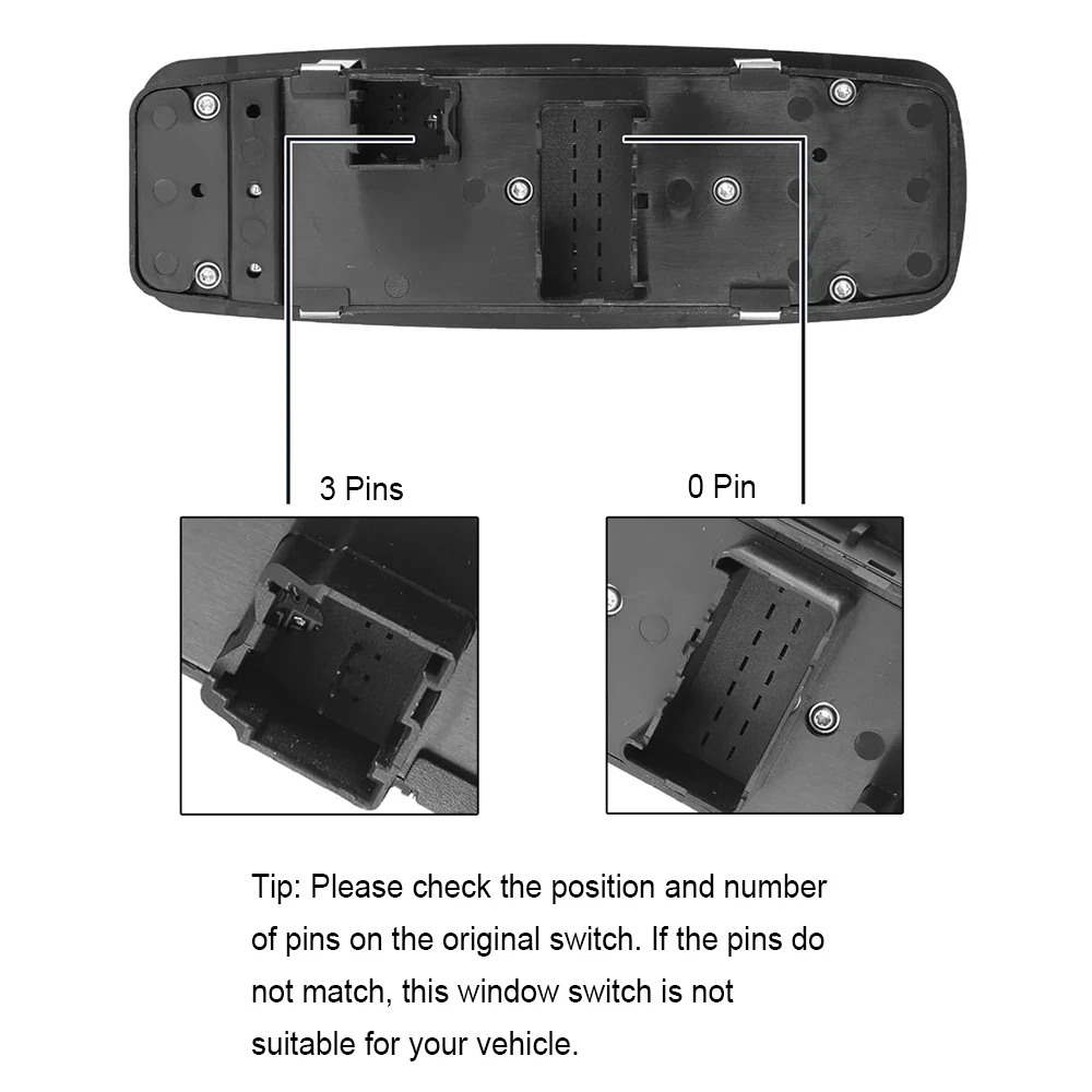 Left Driver Car Lifter Window Switch with folding for CHRYSLER TOWN & COUNTRY DODGE GRAND CARAVAN 2008-2009 68029023AC