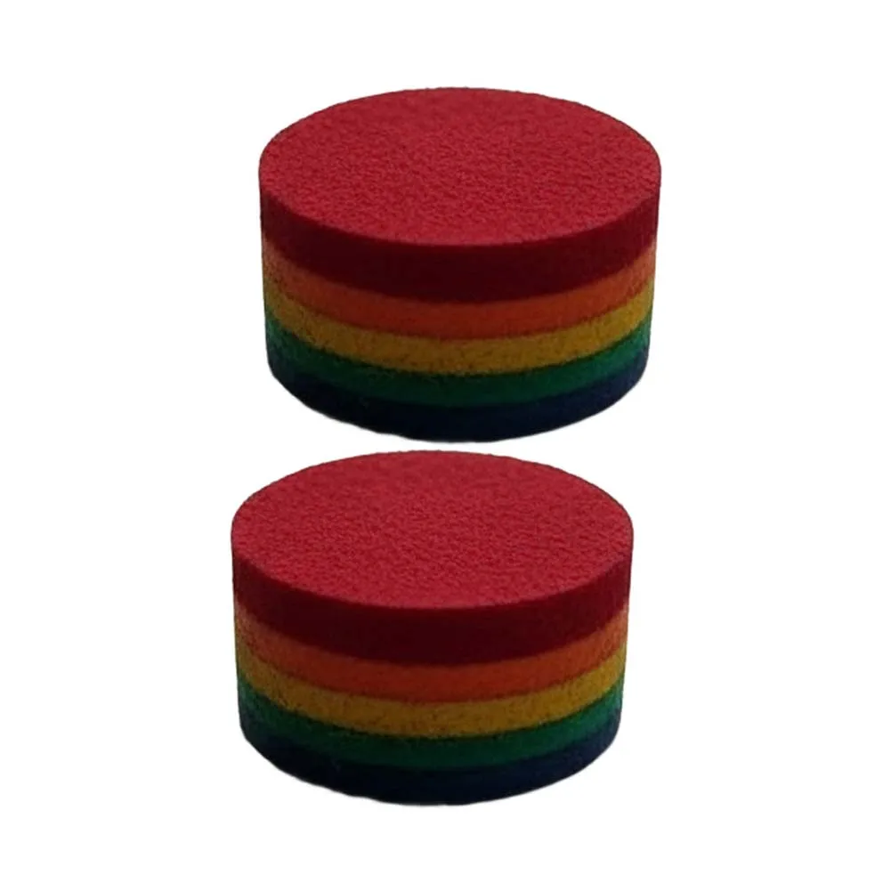 

Набор из 2 насадок для кия, 14 мм, 6-слойная кожаная конструкция для снукера и бильярда, средней твердости, лучшей точности