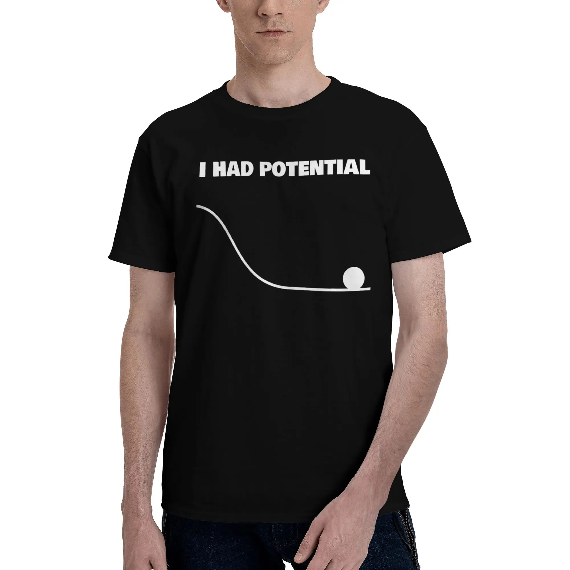 T-shirt pour hommes avec impression graphique « Science is Optimistic Awesome », à manches courtes et col rond, humoristique et sarcastique