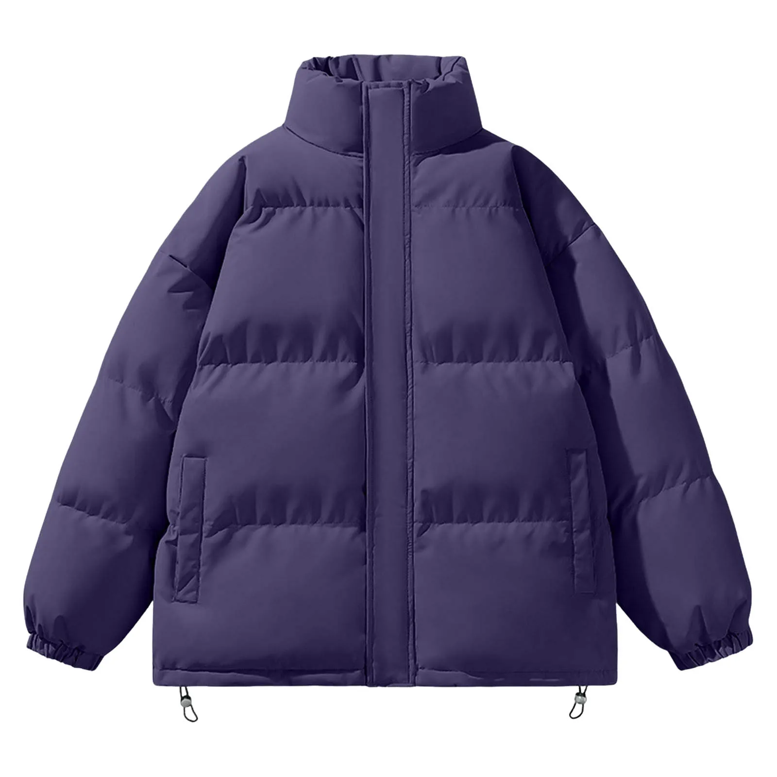 

Мужской пуховик с капюшоном Мужская хлопковая стеганая куртка Мужская и женская однотонная свободная фланелевая куртка-стойка мужская