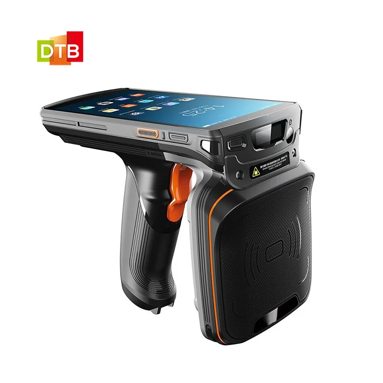 QY-H20U RFID Handheld Reader Barcode Data Collector Android 11.0 IP67 Sealing UHF RFID Handheld PDA Reader