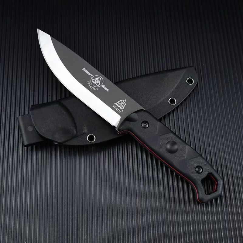 Edc Carry Fixed Blade Knife - Portable D2 Steel Fixed Blade Outdoor