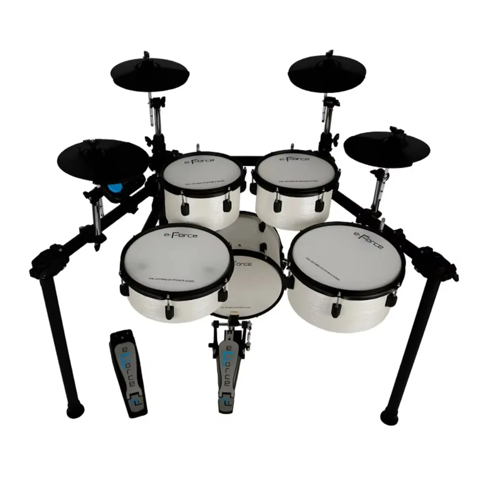 Music F30 Series Electric Drum Kit High Quality Portable Hybrid Electronic Musical Instrument Made of Durable Metal