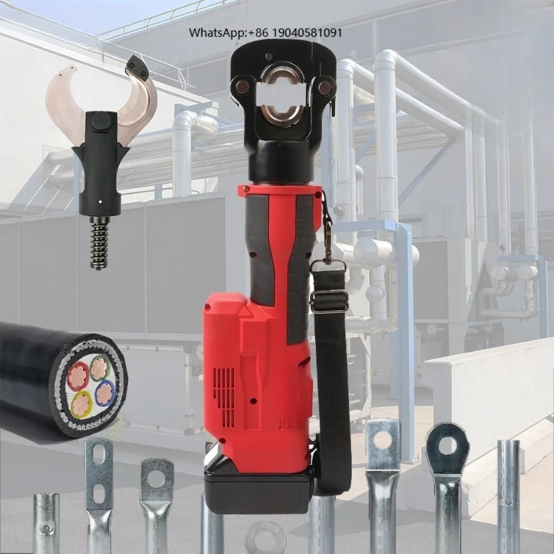 C400 B400 85C 2in1 Portable Rechargeable Battery Powered Hydraulic Tool for 4-400mm2 Cable Lug Crimping & Cutting Hydraulic Tool