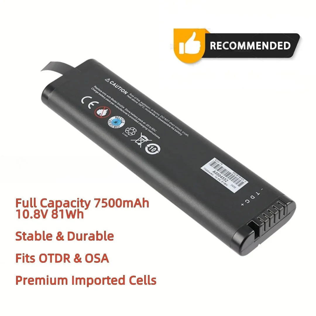 Battery for SM204 633-75 Anritsu MP1026A MS2721 MS2721A MS272xB MT821xE MT8222A S331E Yokogawa AQ7280 AQ7282A AQ7283 AQ7284 AQ72